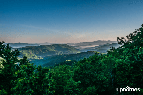 Mountains near Charlotte, North Carolina